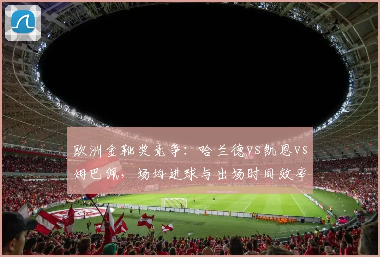 欧洲金靴奖竞争:哈兰德vs凯恩vs姆巴佩,场均进球与出场时间效率大不同